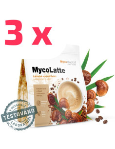 MycoMedica MycoLatte 3 x 15 sáčků instantní káva s Reishi 315 g