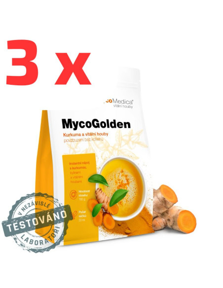 MycoMedica MycoGolden - nápoj s probiotiky 3 x 20 ks