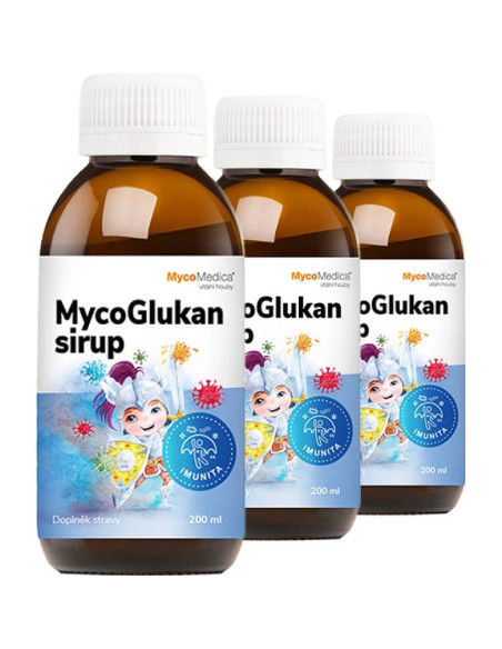 Mycomedica MycoGlukan sirup 3 x 200 ml