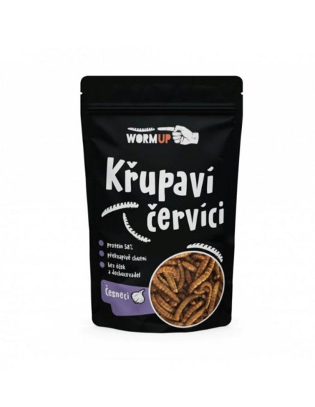 WormUp křupaví červíci česnek 20 g