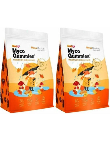 2x MycoMedica MycoGummies 120 ks