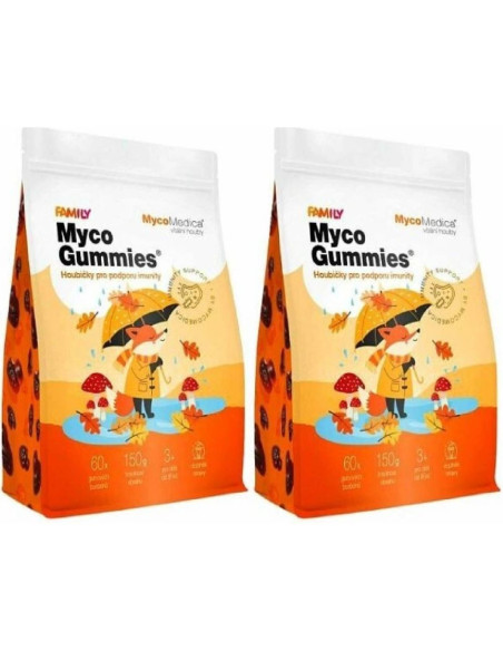 2x MycoMedica MycoGummies 120 ks