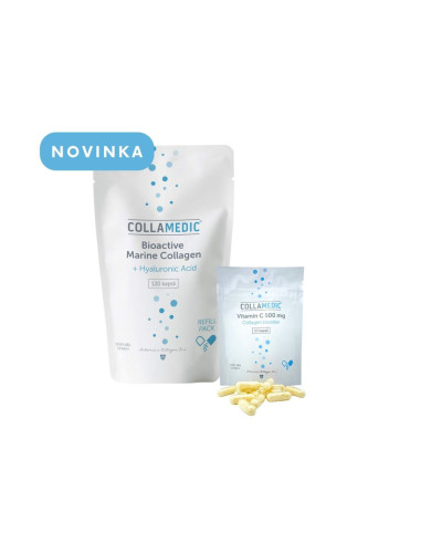 Collamedic Kolagenové kapsle s kyselinou hyaluronovou 120 kapslí - refill