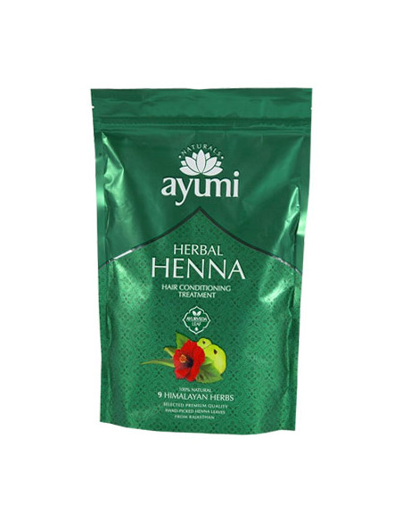 Henna NATURAL S BYLINAMI - na vlasy 500g, Ayumi